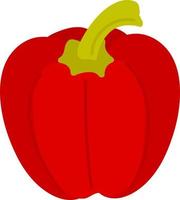 Hand drawn style bell pepper vector