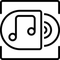 line icon for album vector