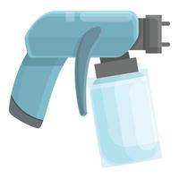 Garage sprayer icon cartoon vector. Air gun vector