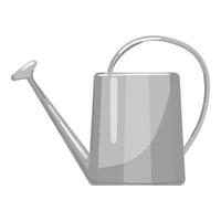 Watering can icon cartoon vector. Agriculture tool vector