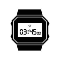 icono de reloj simple vector