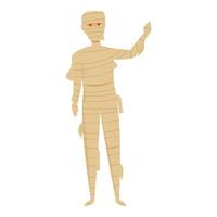 Mummy costume icon cartoon vector. Kid character vector