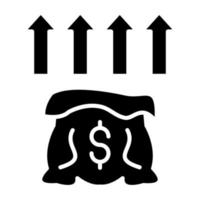Fund Raising Icon Style vector