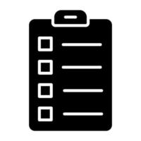 Checklist Icon Style vector