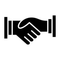 Handshake Icon Style vector