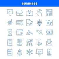 Business Line Icon for Web Print and Mobile UXUI Kit Such as Business Dollar Money Buy Business Chat Sand Message Pictogram Pack Vector