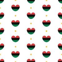Happy Kwanzaa Holiday African Seamless Pattern Design with Festival Style Element on Template Hand Drawn Cartoon Flat Illustration vector