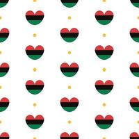 Happy Kwanzaa Holiday African Seamless Pattern Design with Festival Style Element on Template Hand Drawn Cartoon Flat Illustration vector