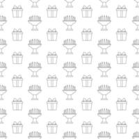 Happy Kwanzaa Holiday African Seamless Pattern Design with Festival Style Element on Template Hand Drawn Cartoon Flat Illustration vector