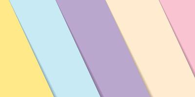 pastel paper background, banner layout vector