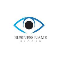 Eye care vector logo design