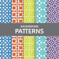 Mix Pattern Background vector