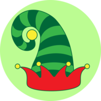 gnomo sombrero verde vacacion navidad. png