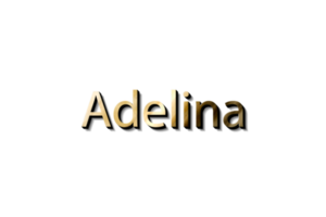 adelina 3d mockup naam png