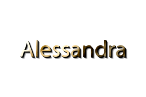 alessandra 3d namn attrapp png