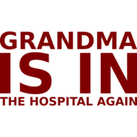 la abuela está en el hospital otra vez