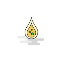 Flat Water drop Icon Vector