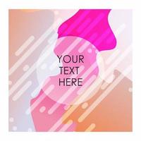 Colorful background with typography vector