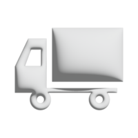 lorry icon 3d design for application and website presentation png