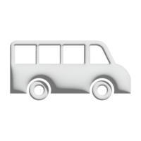 van icon 3d design for application and website presentation png