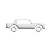 limousine icon 3d design for application and website presentation png