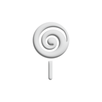 Lollipop-Symbol 3D-Design für Anwendungs- und Website-Präsentation png