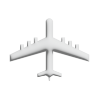 design 3d de ícone de avião de combate para apresentação de aplicativo e site png