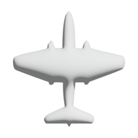 design 3d do ícone do avião espião para apresentação de aplicativo e site png