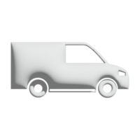icono de furgoneta diseño 3d para presentación de aplicaciones y sitios web png