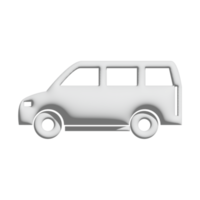 van icon 3d design for application and website presentation png