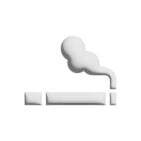 icône de fumer conception 3d pour la présentation de l'application et du site Web png