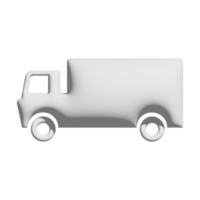 LKW-Symbol 3D-Design für Anwendungs- und Website-Präsentation png