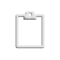 Poster board icon 3d design for application and website presentation png