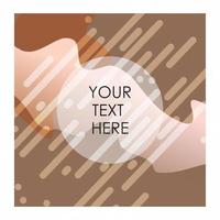 Brown and white pattern background vector