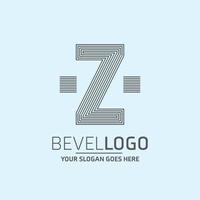 Alphabetic logo design with elegent design and typography vector