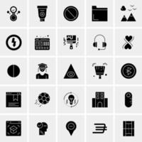 25 Universal Business Icons Vector Creative Icon Illustration to use in web and Mobile Related project