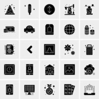 25 Universal Business Icons Vector Creative Icon Illustration to use in web and Mobile Related project