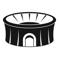 Sport arena icon, simple style vector