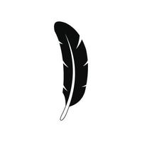 Navajo feather icon, simple style vector