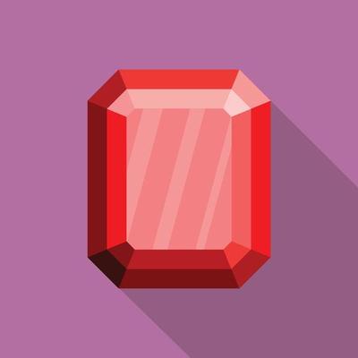 Pure diamond icon, flat style.