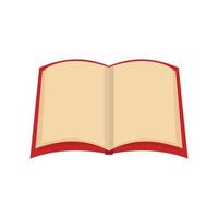 Book university icon, flat style vector