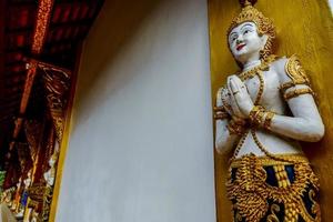 Statue temple view photo