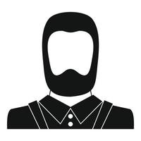 Man avatar icon vector simple