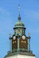 Clock tower of church photo