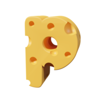 kaas brieven p. 3d doopvont geven png