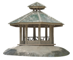 Pavilion in the garden isolated png