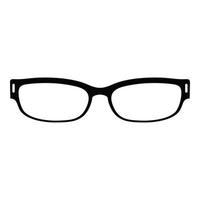 Reading glasses icon, simple style. vector