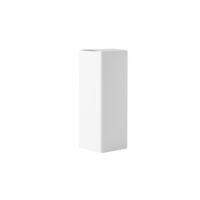 White box mockup cutout, Png file