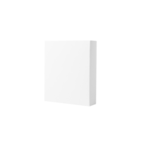 White box mockup cutout, Png file