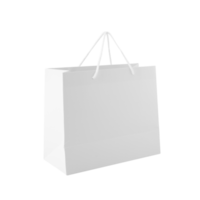 White shopping bag cutout, Png file